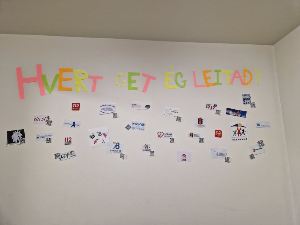 Forvarnaveggur hjá Félagsmiðstöðinni Undirheimum