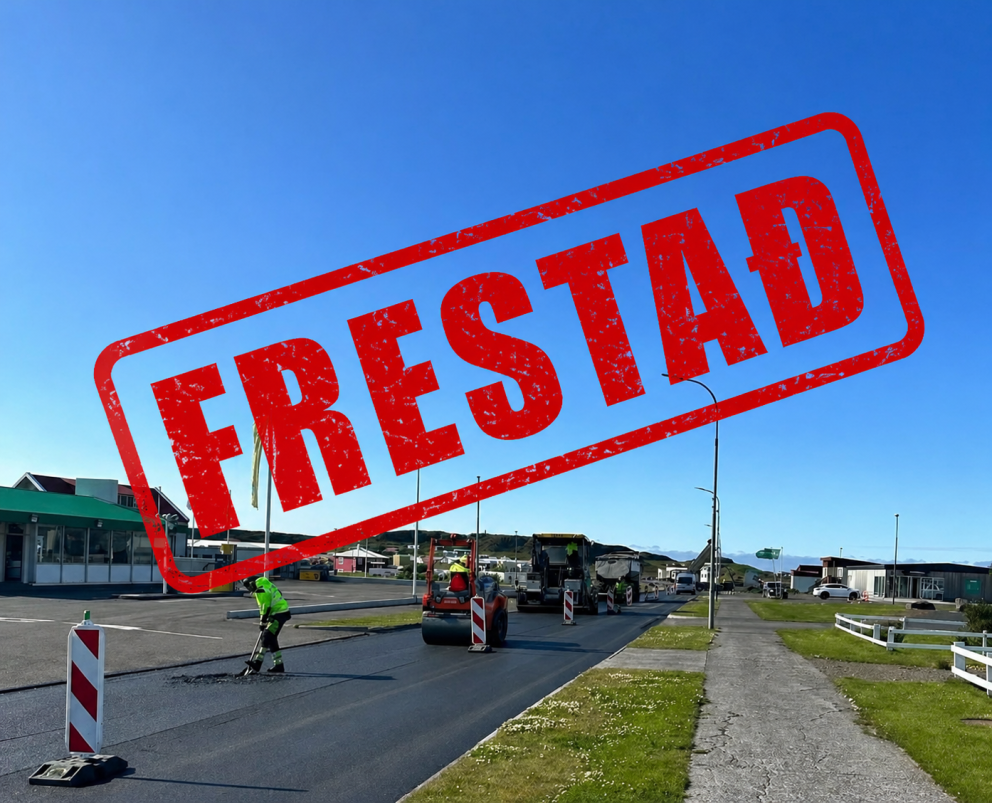 Malbikunarframkvæmdum frestað til 18. maí