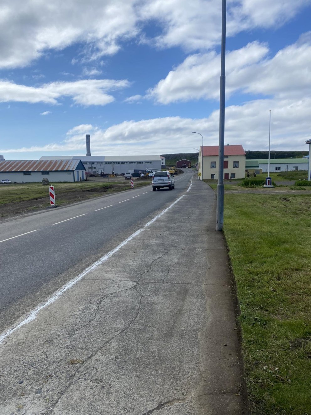 11. júlí lokað fyrir víkina vegna framkvæmda