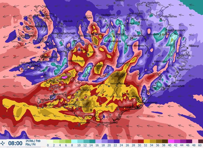 Óvissustig almannavarna á landinu - skóla, leikskóla og öðrum stofnunum sveitarfélagsins verður loka…