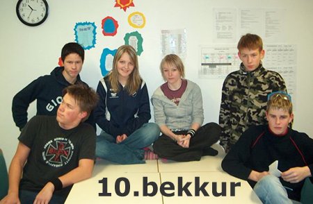 Skólaferðalag nemenda í 9. og 10. bekk.
