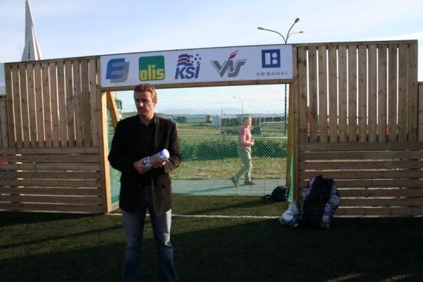 Vígsla sparkvallar.