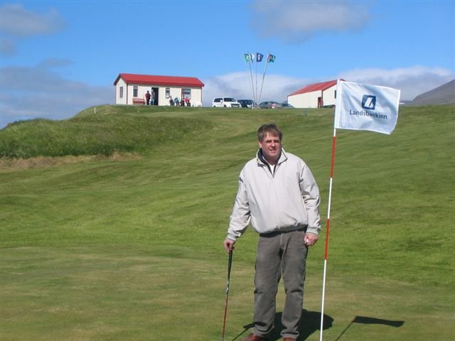 Fór holu í höggi á Opna TM mótinu á Skagaströnd.