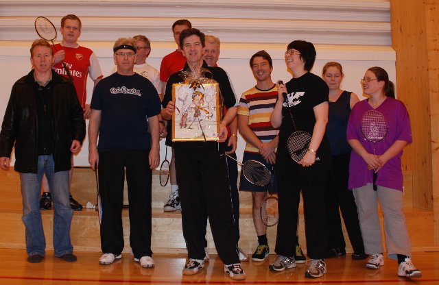 Badmintonspilari verður skyndilega fimmtugur