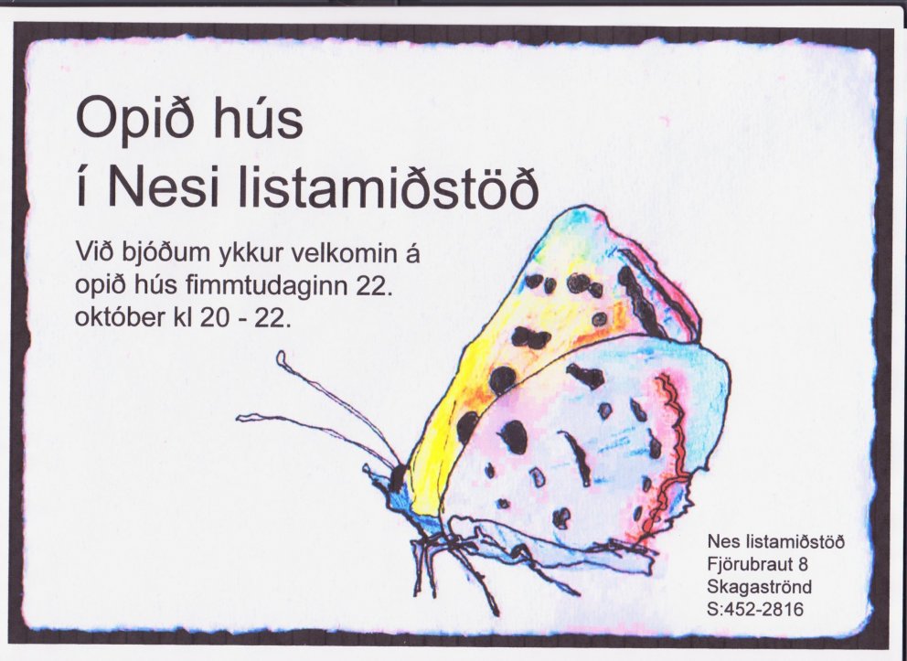 Opið hús hjá Nes listamiðstöð
