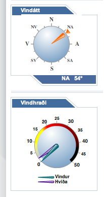 Sjálfvirk veðurathugunarstöð á Skagaströnd