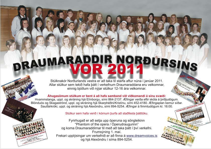 Draumaraddirnar leita að 12-16 ára stúlkum