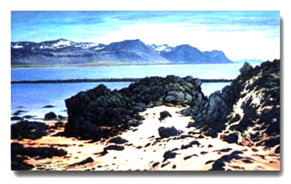 Hver á málverk eftir Sveinbjörn Blöndal?