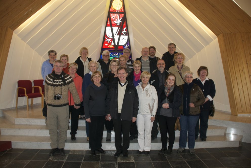 Biskupinn heimsótti Skagaströnd