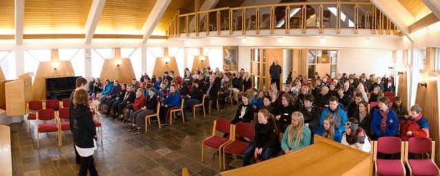 Háskólalestin á fullu gasi á Skagaströnd