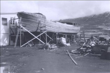 Húni II í smíðum