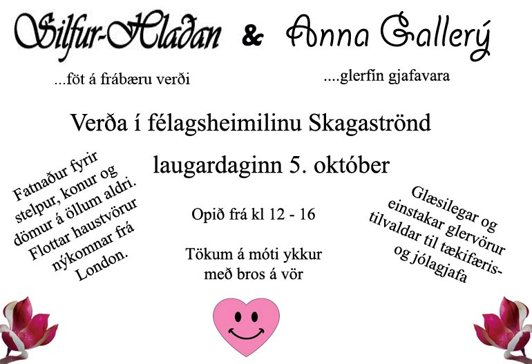 Fatamarkaður á laugardag 5. október