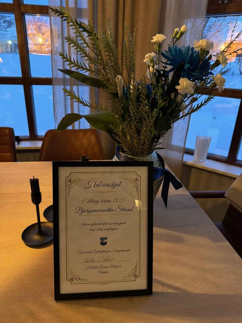 Björgunarsveitin Strönd eldhugi ársins 2023