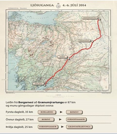 Gengið í minningu Guðrúnar Teitsdóttur