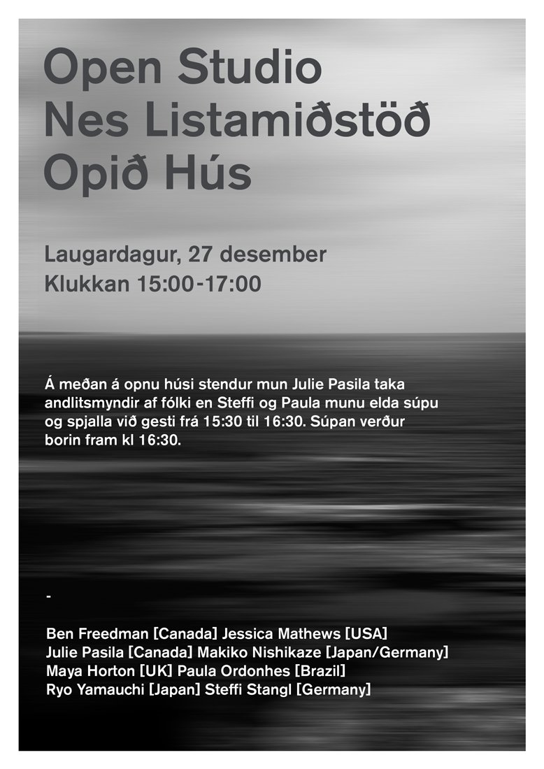 Opið hús í Nes listamiðstöð