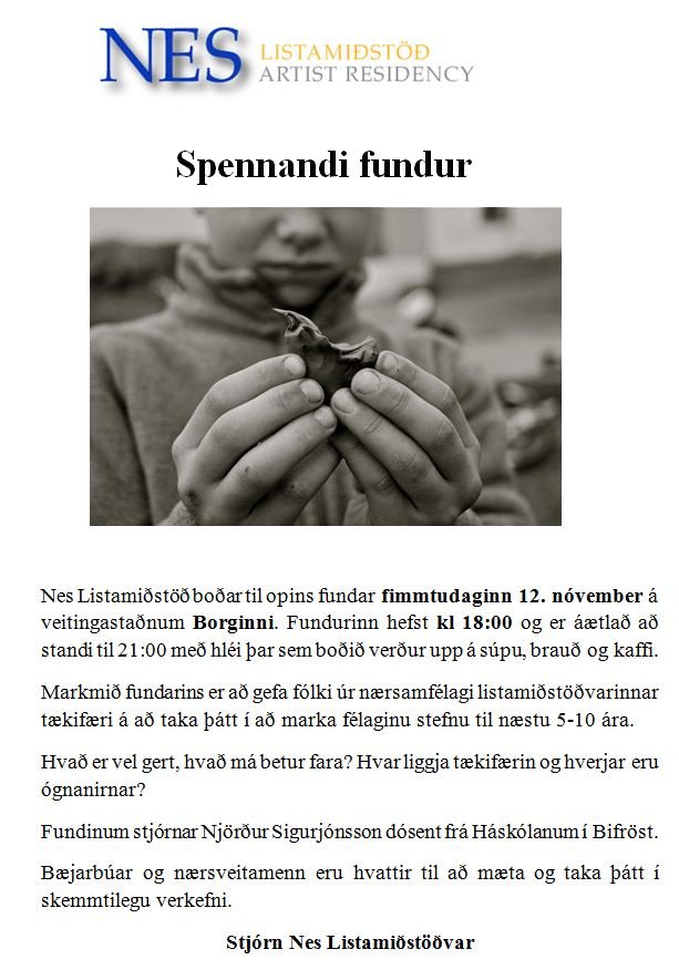 Spennandi fundur