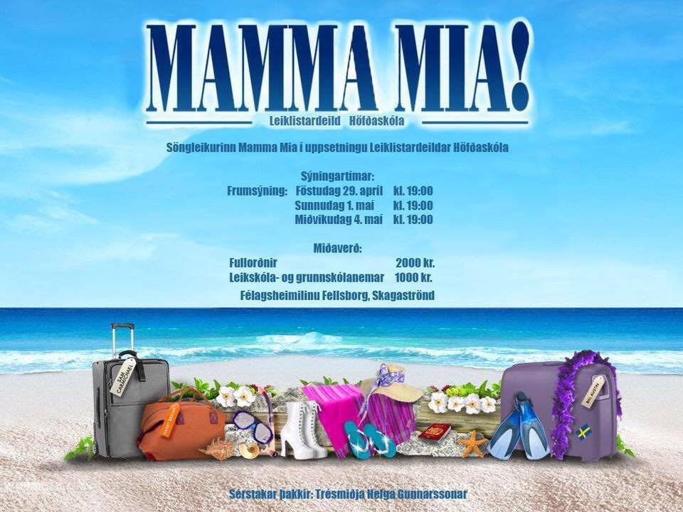 Mamma Mía ! verður í Fellsborg