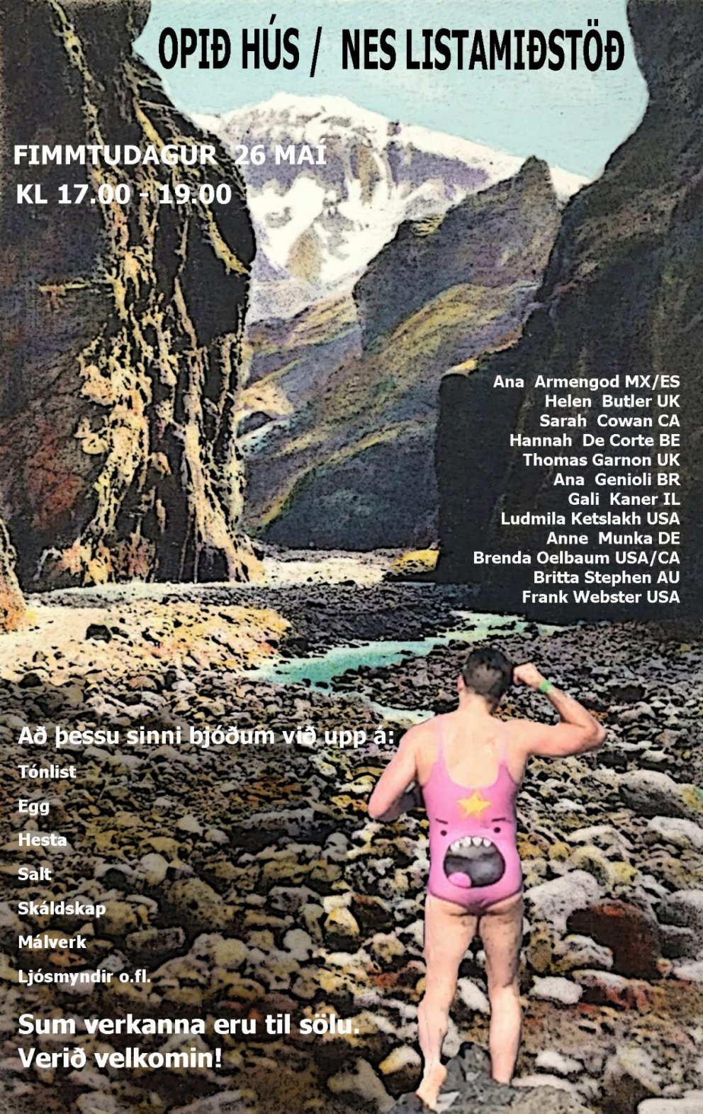 Nes listamiðstöð opið hús 26. maí kl.17:00-19:00