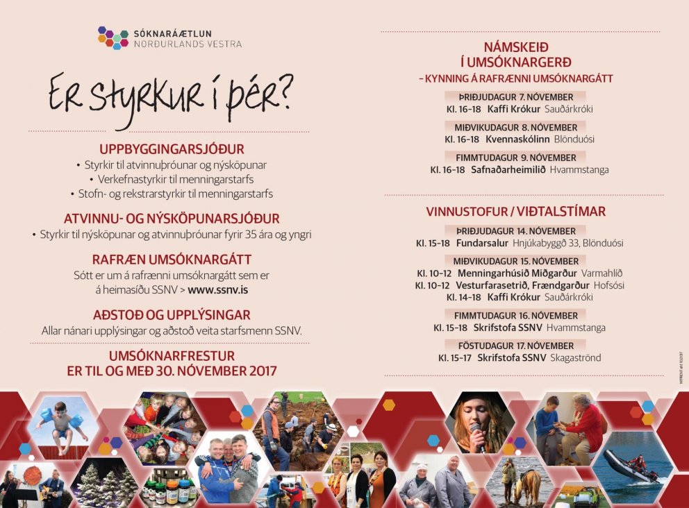 Umsóknir í Uppbyggingarsjóð og Atvinnu og nýsköpunarsjóð