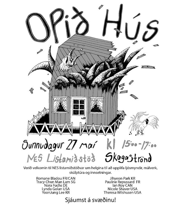 OPIÐ HÚS  //  SUNN 27 maí  //  15.00 - 17.00