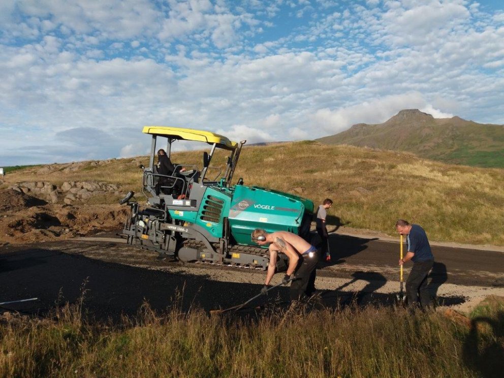 Malbikun er hafin á Skagaströnd