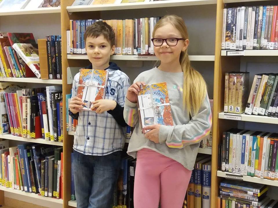 Dregið úr jólasveinalestri bókasfnsins