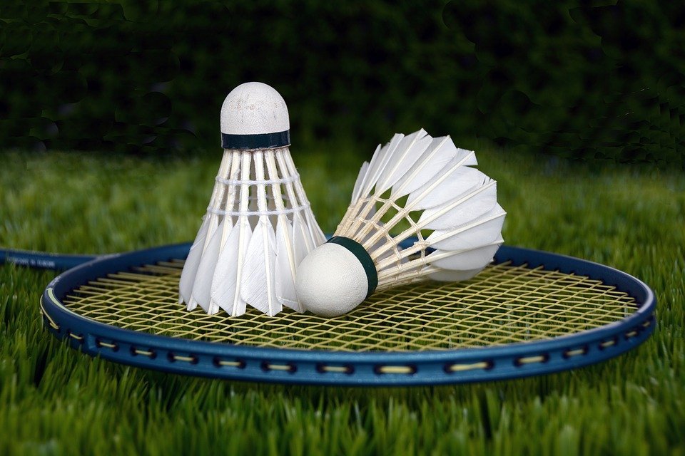 BADMINTON í íþróttahúsi á Skagaströnd í vetur