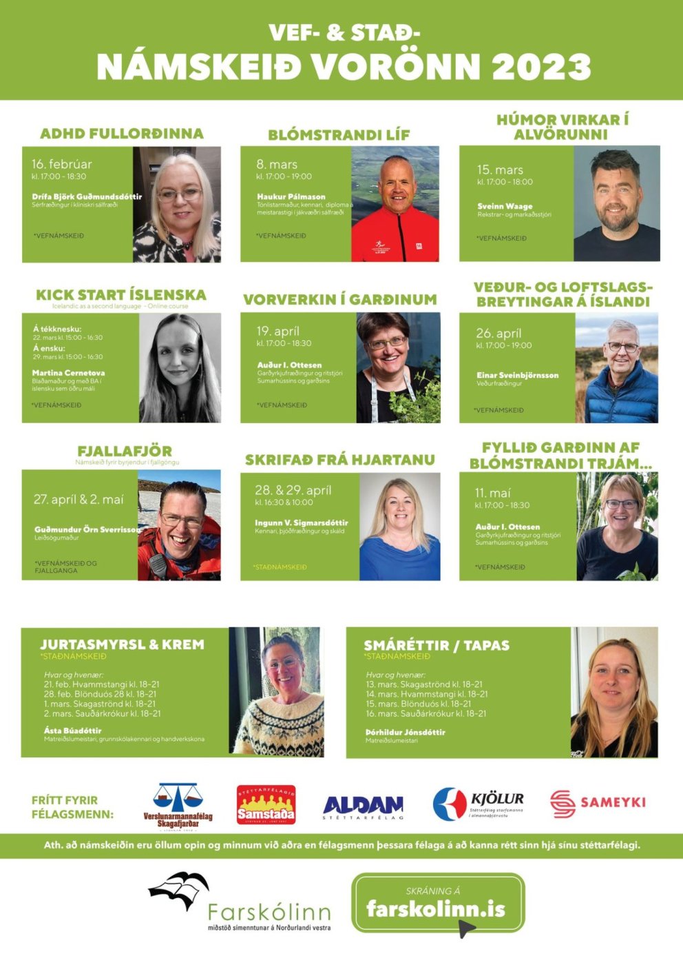 Farskólinn - ýmislegt skemmtilegt framundan í vor