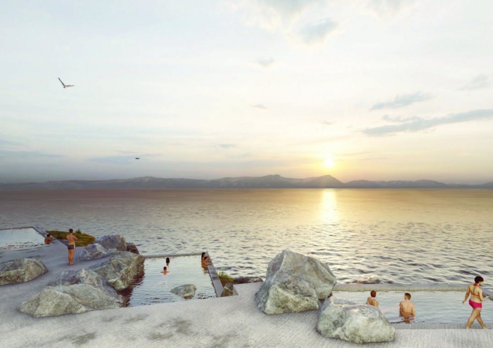 Glæsileg baðlón rísa á Skagaströnd