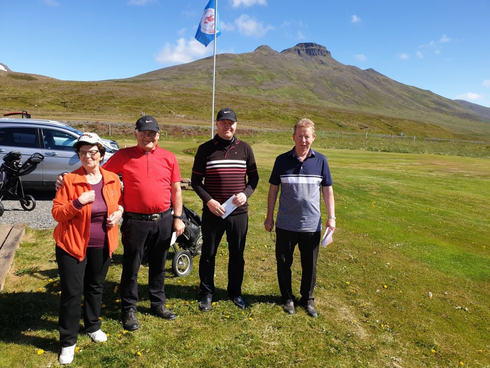 Jón Jóhannsson GÓS sigraði á Opna Fiskmarkaðsmótinu á Skagaströnd