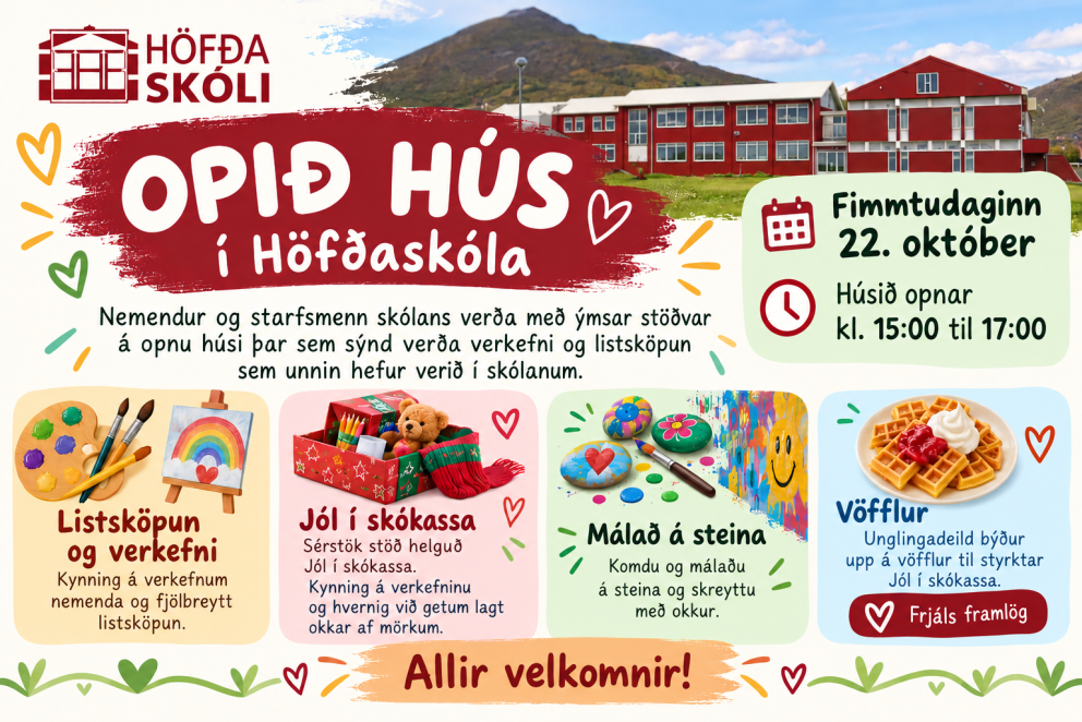 Opið hús í Höfðaskóla