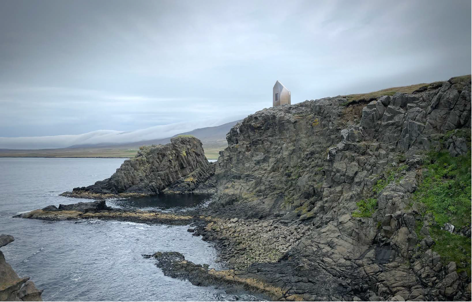 Fuglaskoðunarhúsið verður hið glæsilegasta