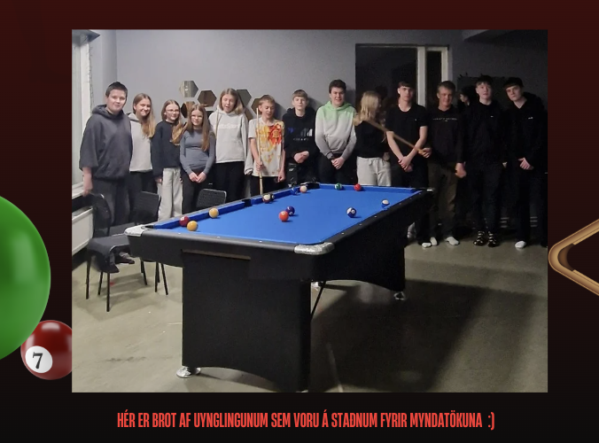 Vegleg gjöf til félagsmiðstöðvarinnar