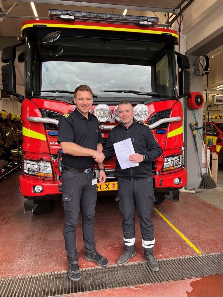 Slökkvilið Skagastrandar gerir samning um gagnkvæma aðstoða við Brunavarnir Skagafjarðar