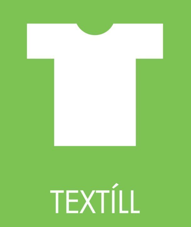 Textílgámar á gámasvæði