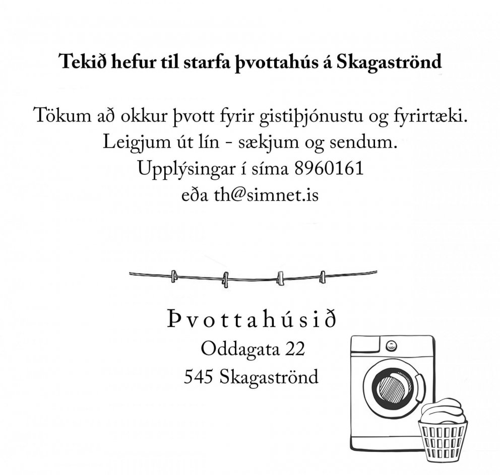 Tekið hefur til starfa þvottahús á Skagaströnd