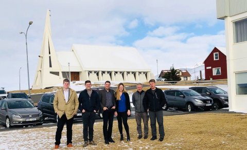 Fulltrúar Samorku á ferð um Norðurland