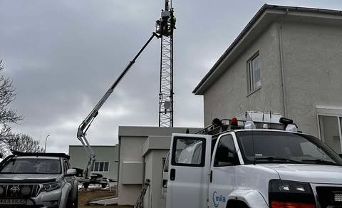 Skagaströnd tryggð fjarskipti um gervihnattasamband