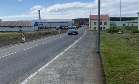 11. júlí lokað fyrir víkina vegna framkvæmda