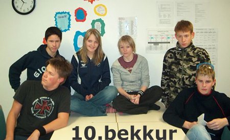 Skólaferðalag nemenda í 9. og 10. bekk.