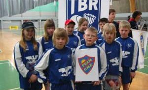 Keppendur frá Umf. Fram á Íslandsmóti unglinga í badminton