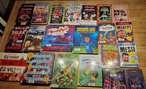 Foreldrafélag Höfðaskóla styrkti skólabókasafnið um 100.000 kr. til bókakaupa