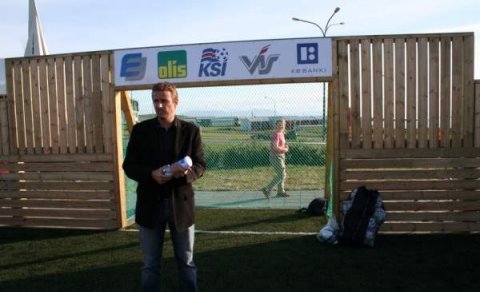 Vígsla sparkvallar.