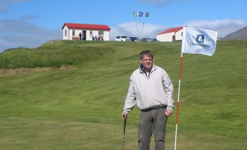 Fór holu í höggi á Opna TM mótinu á Skagaströnd.