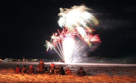 Björgunarsveitin og Ungmennfélagið þakka fyrir sig