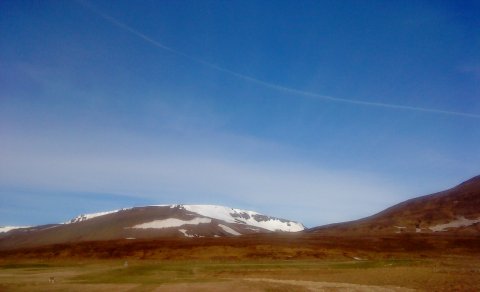 Háloftaflugið truflar golfara á Skagaströnd