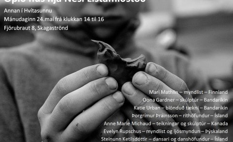 Opið hús í listamiðstöðinni annan í hvítasunnu