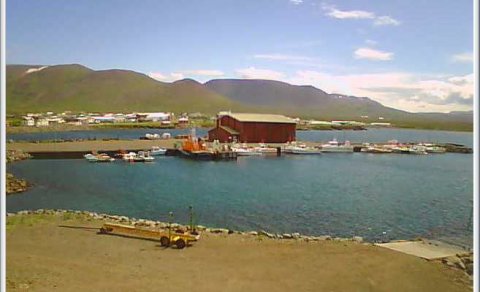 Vefmyndavélar settar upp á Skagaströnd