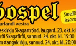 Gospel tónleikar á laugardaginn