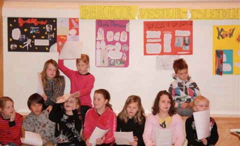 Nemendur Höfðaskóla rannsaka vesturferðirnar